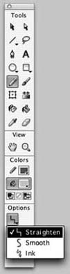 The Pencil Tool Options