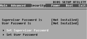 BIOS and boot passwords can protect you from hackers