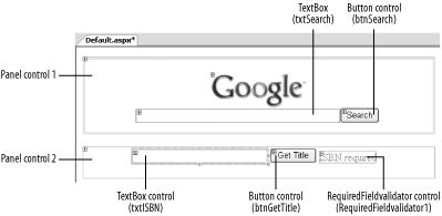 A page with multiple controls