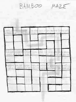 The original sketch of the LSL3 Bamboo Maze