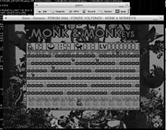 Monk and Monkeys running under Gens
