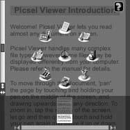 Picsel Viewer’s interface