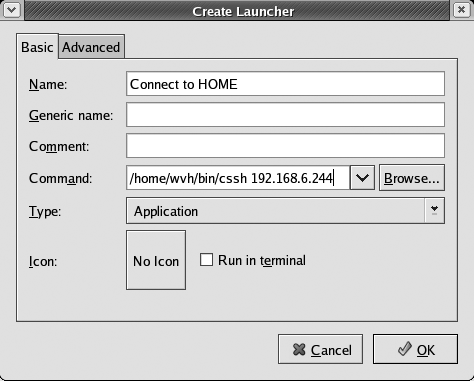 Creating a desktop launcher in GNOME
