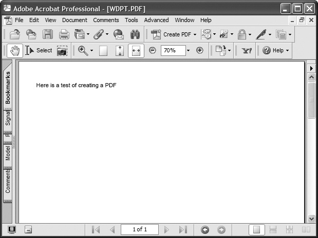 A simple PDF