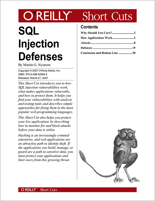 SQL Injection Defenses