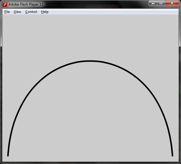 Cubic Bezier curve