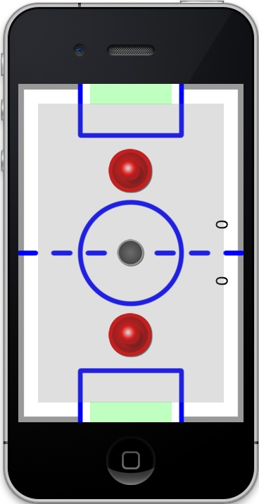 Puck and goal boxes