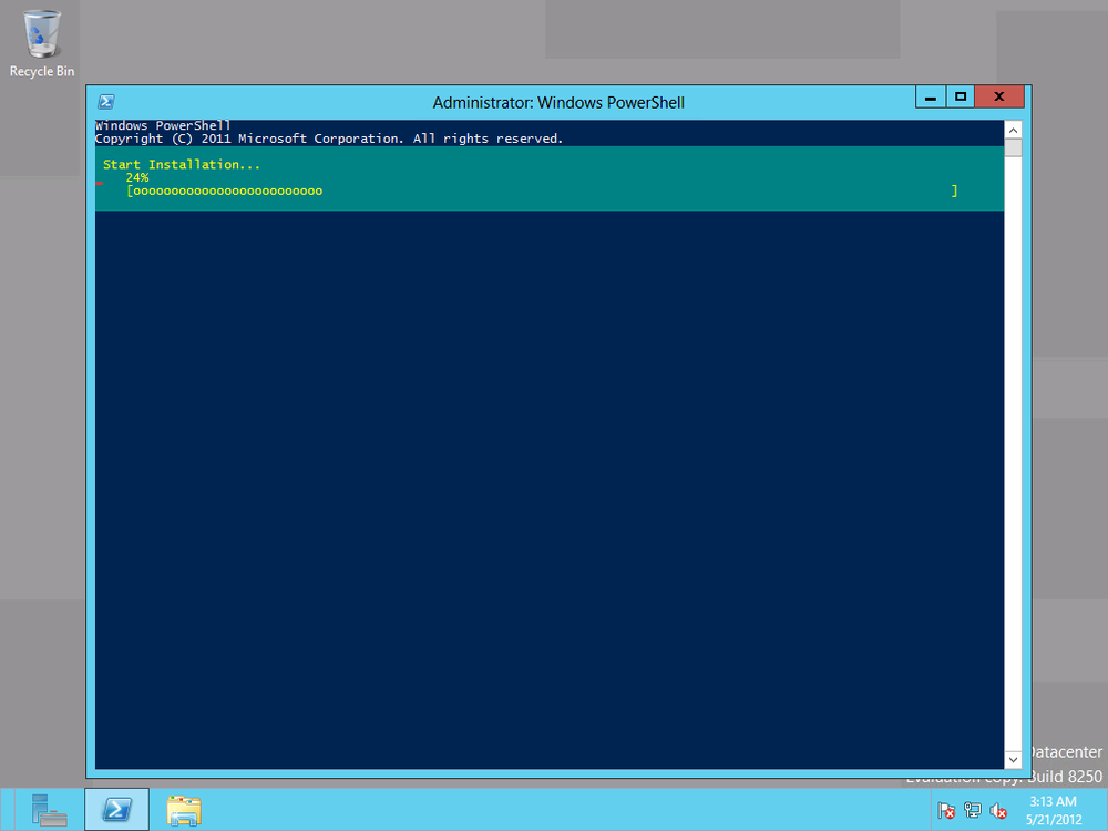 Installing AD in PowerShell