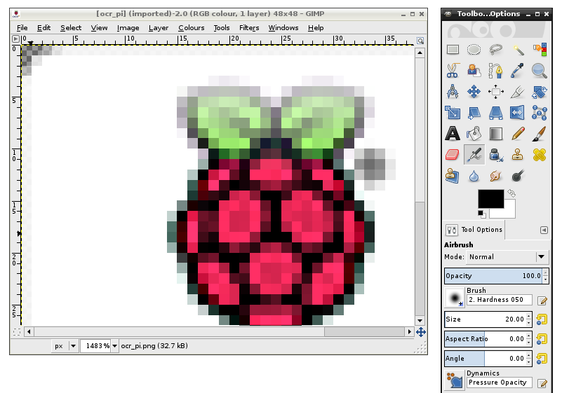 GIMP on the Raspberry Pi