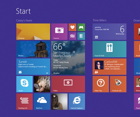 The old Start menu, which has served as the master list of your files and programs since Windows was a toddler, is gone.The Start screen is basically the Start menu, spread out.