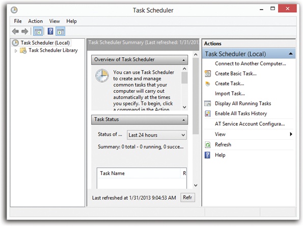 It’s easy to automate tasks using the Task Scheduler, but when you open it, don’t be surprised to see many tasks there already. Windows does a lot of housekeeping work in the background, and it uses the Task Scheduler to run a lot of tasks without your having to know the details.