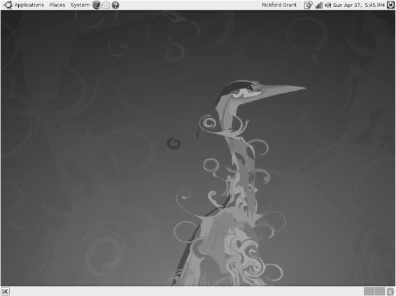 The GNOME desktop in Ubuntu