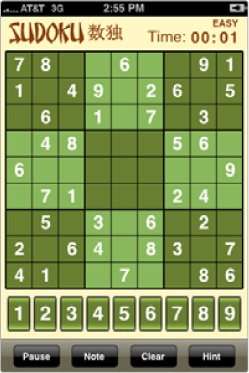 The Sudoku app