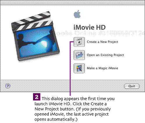 Create an iMovie Project
