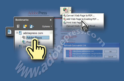 Creating Adobe PDF from Web Pages