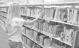 Browsing in a library (image courtesy of )