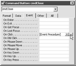 Press the Build button to invoke the Choose Builder dialog
