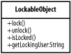 Lockable object