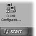 Double-click the D-Link Configuration icon to start the D-Link Powerline utilities. Obviously, if you're not using a D-Link device, you're going to see a different icon, but you get the idea.