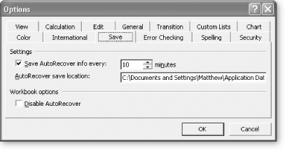 You can configure how often AutoRecover saves backups. There’s really no danger in being too frequent. Unless you work with extremely complex or large spreadsheets—which might suck up a lot of computing power and take a long time to save—you can set Excel to save the document every five minutes with no appreciable slowdown.
