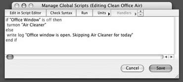 A smarter Air Cleaner script