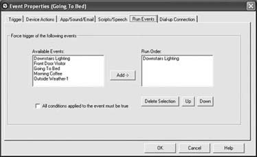 Adding flexibility to your system with nested events