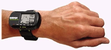 The Garmin Forerunner 201 GPS watch