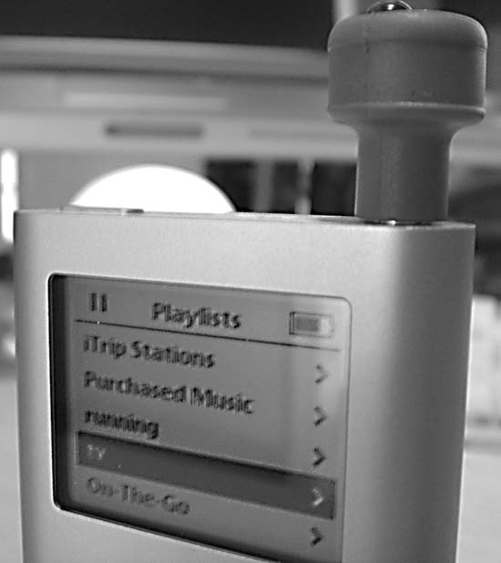 iPod with Total Remote IR device
