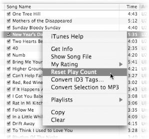 The ever-useful Control-click offers some convenient options for iTunes’ Library and playlists.