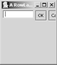 Nonwrapping RowLayout
