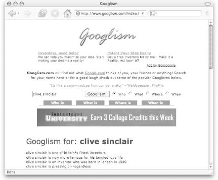 Googlism results for Clive Sinclair