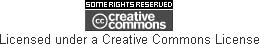 Creative Commons logo and license link