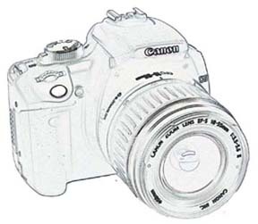 Digital SLR with interchangeable picture-taking lens