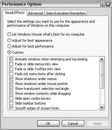 Turn off some of these “features” to make Windows XP more responsive.
