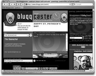 The bluggcaster on blugg.com