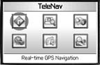 TeleNav main screen