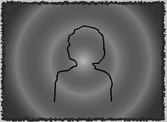 A silhouette of Jimi Hendrix drawn with the Pencil tool