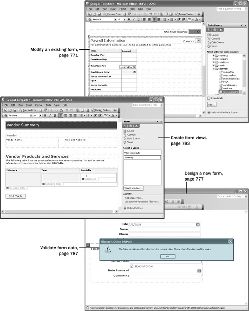 Designing InfoPath Forms