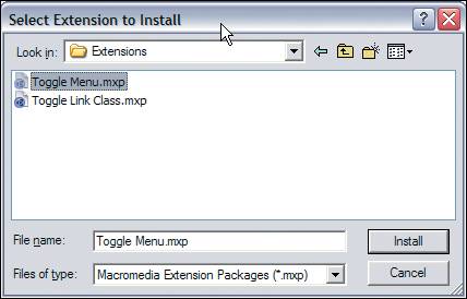 Installing Extensions