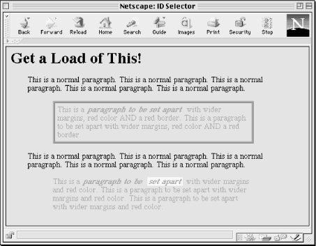 Example 3.4 loaded into Navigator 4 for the Macintosh