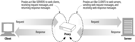 A proxy must be both a server and a client
