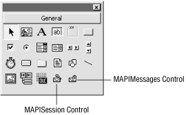A Toolbox with MAPI controls