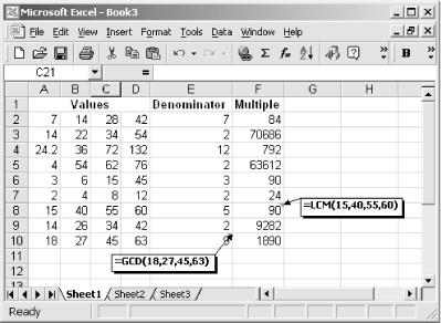 GCD and LCM truncate all decimal values