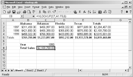 Use VLOOKUP to find the value that corresponds to the matching value in the first column