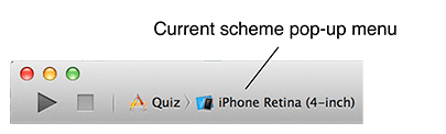 iPhone Retina (4-inch) scheme selected