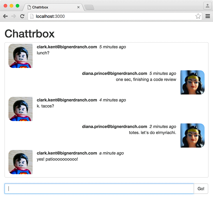 The completed Chattrbox