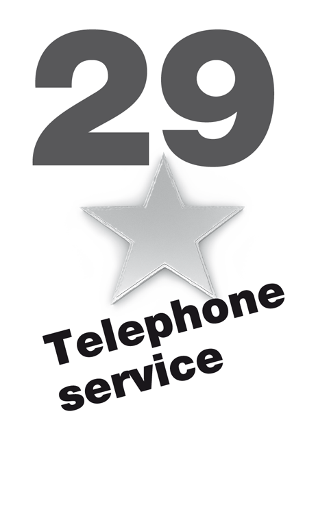 29 Telephone service