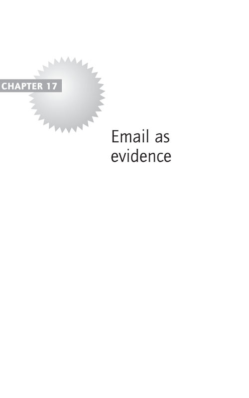 Email as evidence