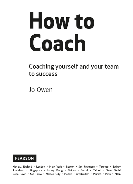 How to Coach