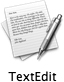 The TextEdit application icon.